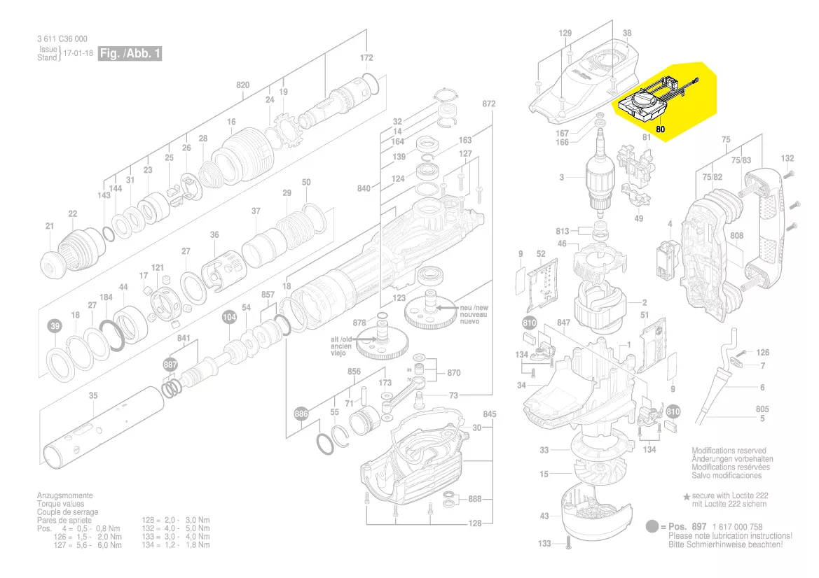 Régulateur de vitesse réf. 1 617 233 052 BOSCH
